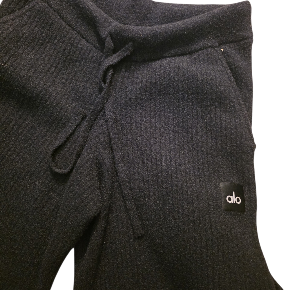 ALO Yoga Black Knit Pants